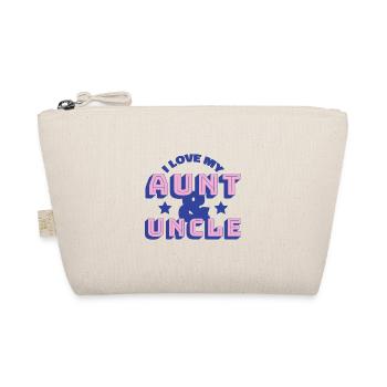Liebe meine Tante und Onkel Bestes Geschenk - Bio-Täschchen - Natur - Vorne