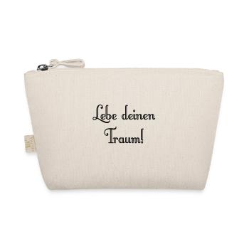 Lebe deinen Traum! - Bio-Täschchen - Natur - Vorne