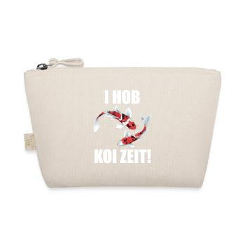 lustige Koi Kois i hob koi zeit Geschenkidee - Bio-Täschchen - Natur - Vorne