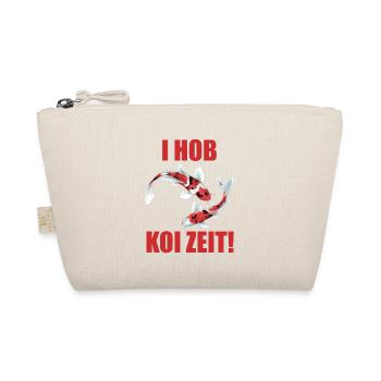 lustige Koi Kois i hob koi zeit Geschenkidee - Bio-Täschchen - Natur - Vorne