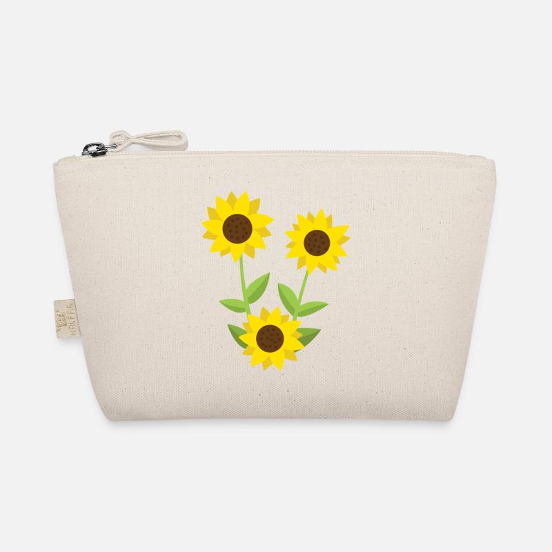 Sonnenblumen - Bio-Täschchen - Natur