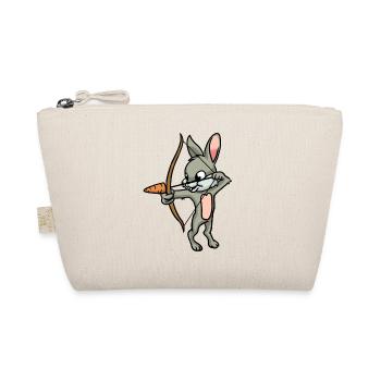 Archery Rabbit Arrow And Bow Carrot Sport - Organic Pouch - nature - Front