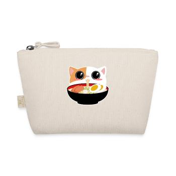 Ramen Nudeln Kitsune Fox Kawaii Anime Tee Japan - Bio-Täschchen - Natur - Vorne