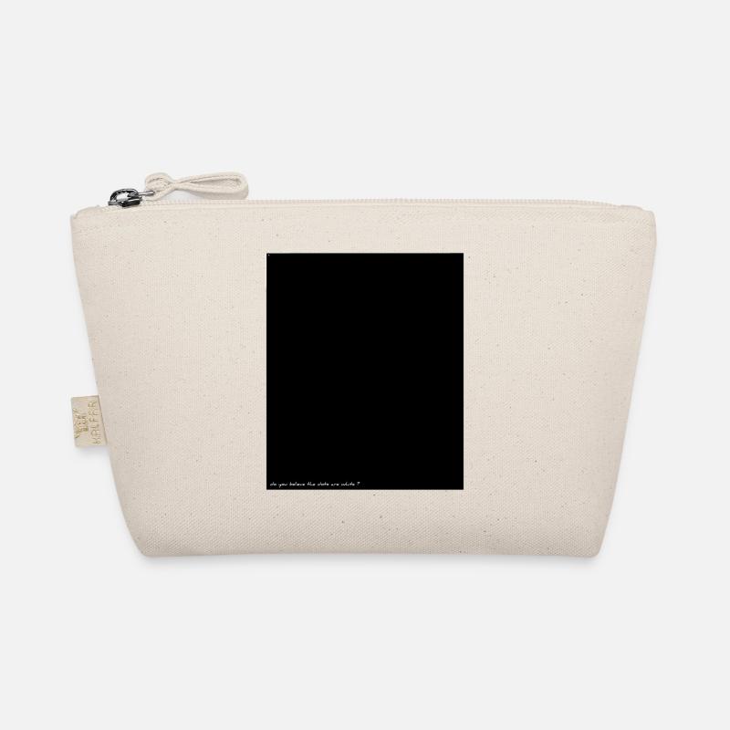 white dot black Organic Pouch