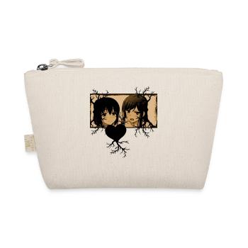 manga kiss old grunge nerdy love print japan egirl - Organic Pouch - nature - Front