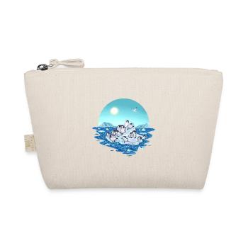 Climate Change Global Warming Penguins Gift - Organic Pouch - nature - Front
