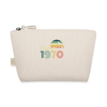 Cadeau vintage rétro anniversaire des années 1970 - Trousse biologique - nature - Devant