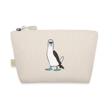 Cute Blue Foot Booby Bird Dancing Blue Foot - Organic Pouch - nature - Front