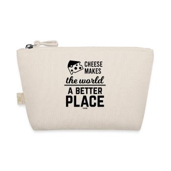 Cheese makes the world a better place - Organic Pouch - nature - Front