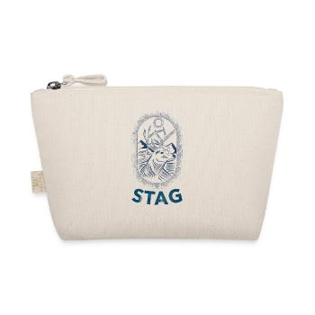 Stag, Winter Sports, Wildlife, Hunting, Stalking - Organic Pouch - nature - Front