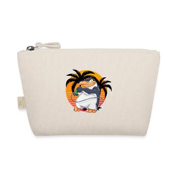 Penguin Gamer Gaming - Organic Pouch - nature - Front