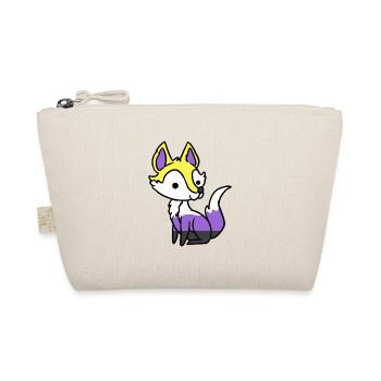 Fierté non binaire Fox non binaire - Trousse biologique - nature - Devant
