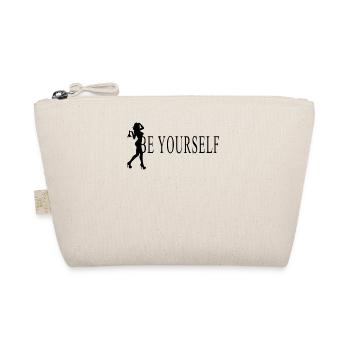 bad girl kiss grunge ornament statement aesthetic - Organic Pouch - nature - Front