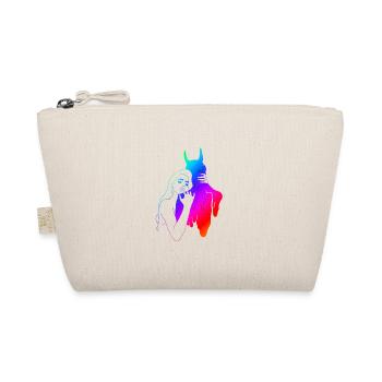 Hug devil hug Halloween gift Satan - Organic Pouch - nature - Front