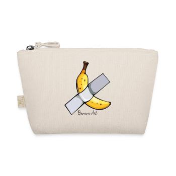 Banana with bandage cross - Organic Pouch - nature - Front