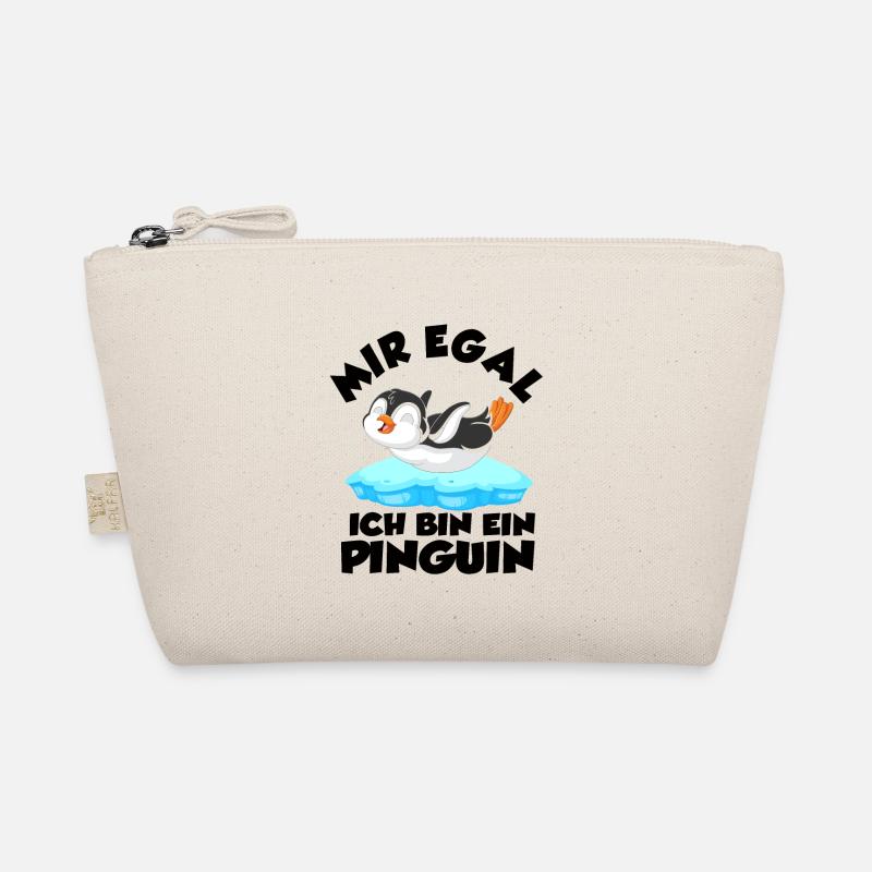 Mir Egal Ich Bin Ein Pinguin Geschenk Bio-Täschchen
