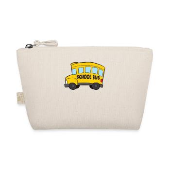 Lustiges Kinder Schulbus Geschenk Für Schulbus - Bio-Täschchen - Natur - Vorne