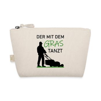 Rasenmähen Lustiger Spruch Rasen Gras Geschenk - Bio-Täschchen - Natur - Vorne