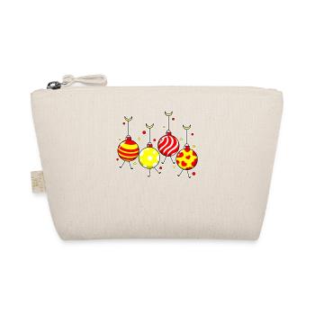 Ugly Christmas sweater lights Christmas - Organic Pouch - nature - Front