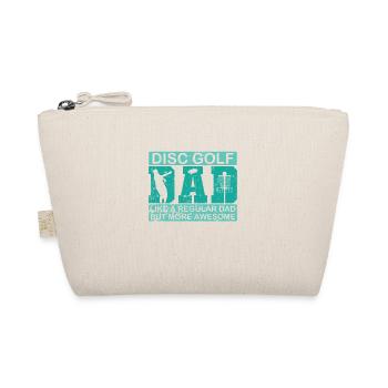 Disc golf dad like a normal father only better - Organic Pouch - nature - Front