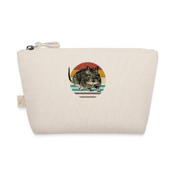Degu degus rodent animal eighties retro vintage - Organic Pouch - nature - Front