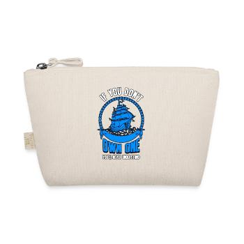 Sailing sailing sport female sailor sailing boat gift - Organic Pouch - nature - Front