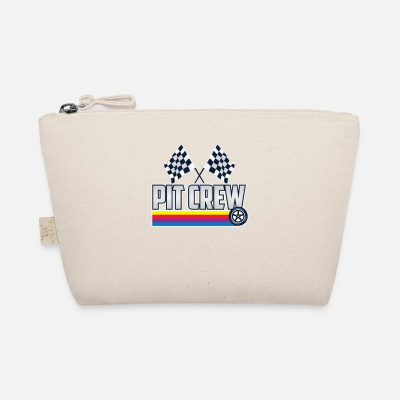 Pit Crew Racing Car Driver Gift Idea Pit Crew - Bio-Täschchen - Natur