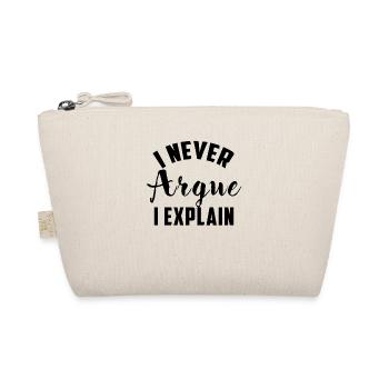 Je ne dis jamais que j'explique un cadeau drôle d'énonciation - Trousse biologique - nature - Devant