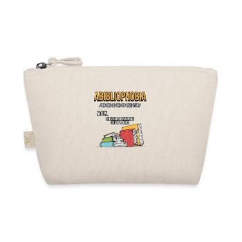Bookworm Funny Nerd Geek Bookworm Library - Organic Pouch - nature - Front