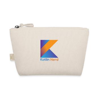 Kotlin Nerd - Bio-Täschchen - Natur - Vorne