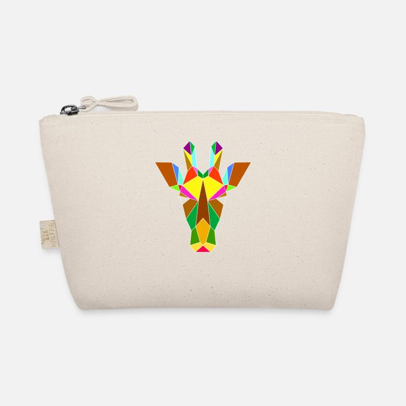 Giraffe geometry Organic Pouch