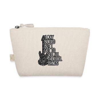 I MAY BE OLD BUT I SAW ALL COOL BANDs - Organic Pouch - nature - Front