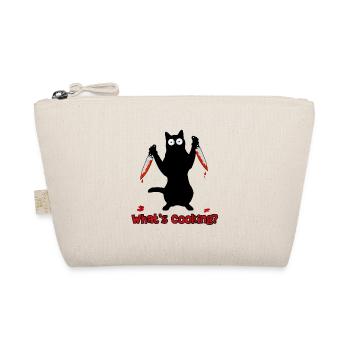 Chat chef avec couteau de cuisine - Trousse biologique - nature - Devant