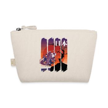 art japonais koi et soleil rouge kanji - Trousse biologique - nature - Devant