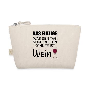 Wein Liebhaber Lustiger Wein Spruch Geschenk - Bio-Täschchen - Natur - Vorne