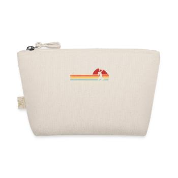 Retro Bouldering Distressed Rock Climbing - Organic Pouch - nature - Front