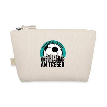 Fußball Männer Mannschaft Bier Saufen Verein - Bio-Täschchen - Natur - Vorne
