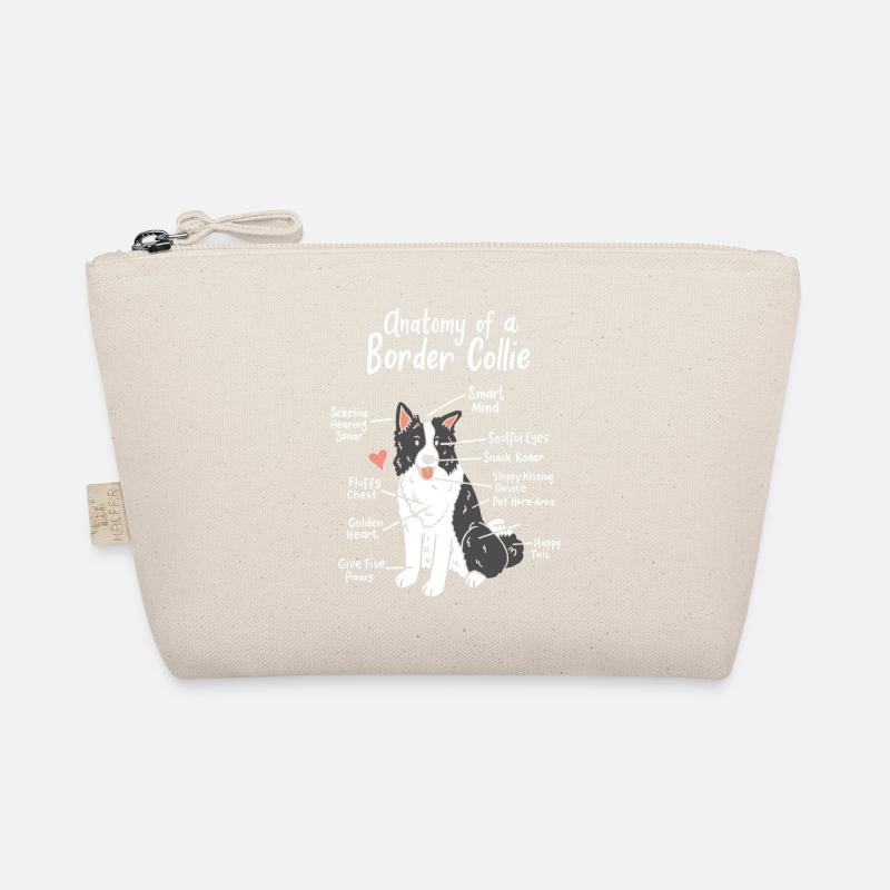 Border Collie - Bio-Täschchen - Natur