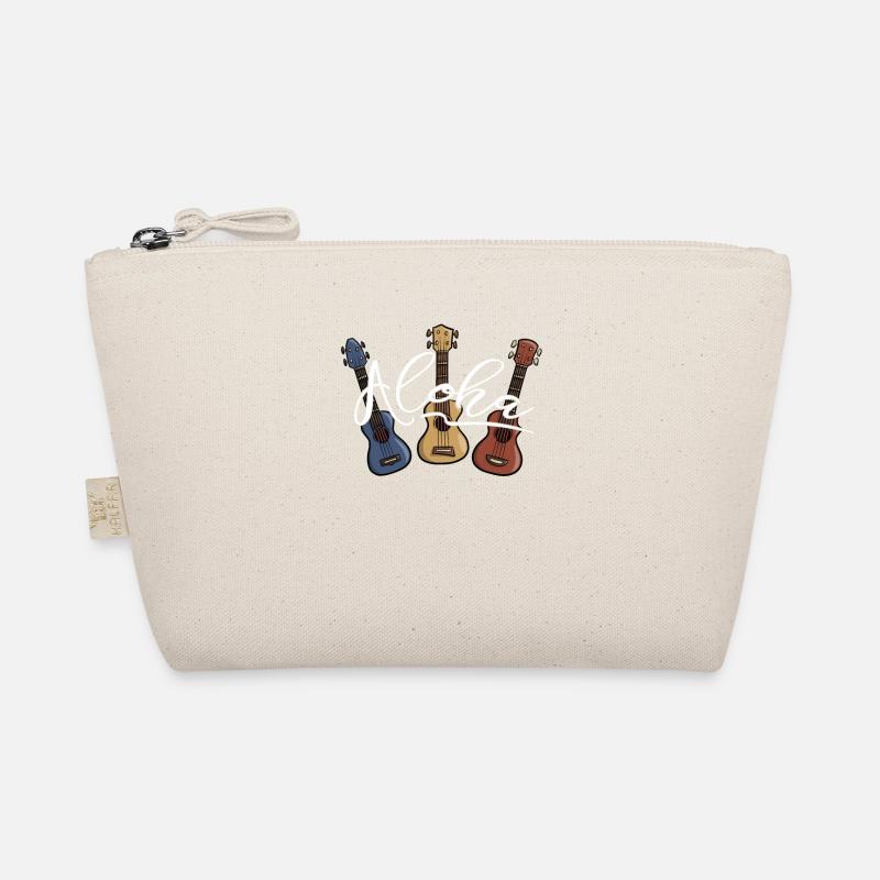 Aloha Cartoon Ukulelen Hawaii Uke Lifestyle - Bio-Täschchen - Natur