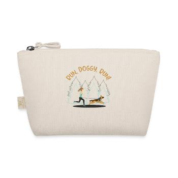 canicross, canicross dogs runner, sniffer dog - Organic Pouch - nature - Front