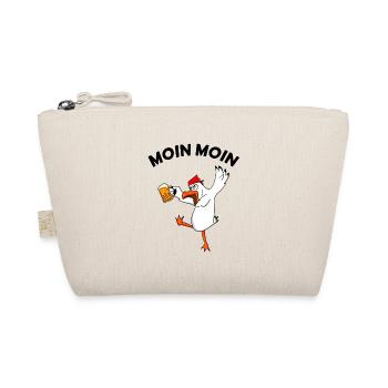Betrunkene Möwe Moin Moin Nordsee Bier Geschenk - Bio-Täschchen - Natur - Vorne