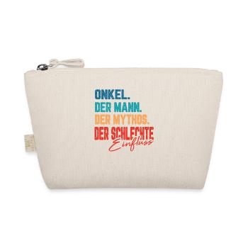 Onkel Bester Schlechter Einfluss Pate Geschenk - Bio-Täschchen - Natur - Vorne