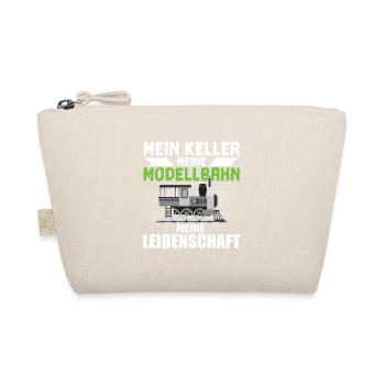 Mein Keller Meine Modellbahn Meine Leidenschaft - Bio-Täschchen - Natur - Vorne
