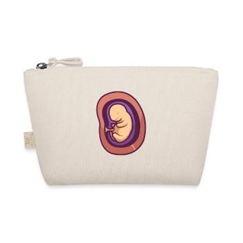 A Baby in Womb. - Organic Pouch - nature - Front
