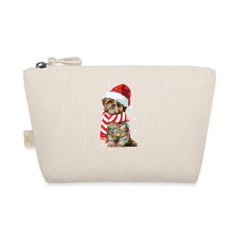 Cadeau d'amant de chien de Noël Santa Shih Tzu Noël - Trousse biologique - nature - Devant
