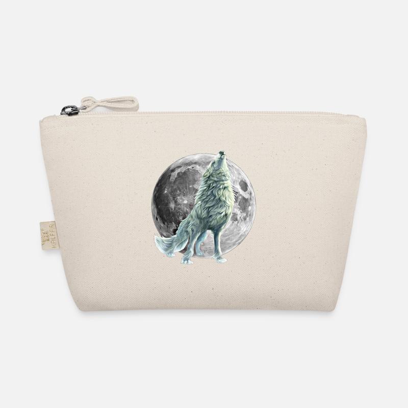 Wolf - Bio-Täschchen - Natur