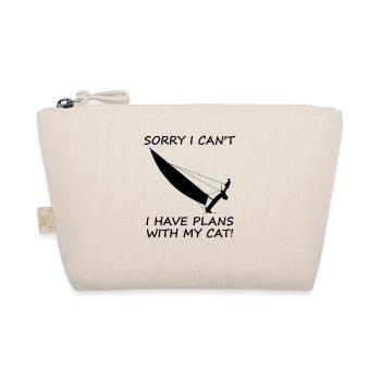 Sorry I can't I have plans with my cat! - Sailing - Organic Pouch - nature - Front