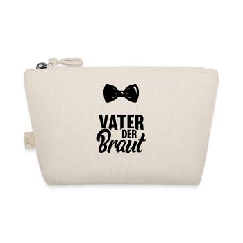 Vater Der Braut Heirat Bräutigam Hochzeitsgeschenk - Bio-Täschchen - Natur - Vorne