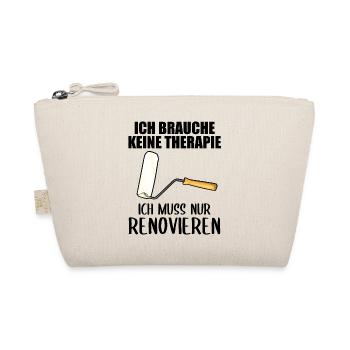 Renovieren Renovierung Lustiger Spruch Geschenk - Bio-Täschchen - Natur - Vorne