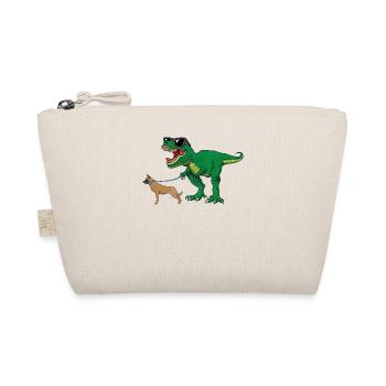 T Rex Dinosaur Walking Malinois Shirt - Funny Pet - Trousse biologique - nature - Devant